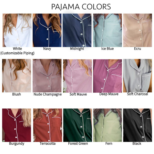 Bridesmaid Gift Personalized Pajamas